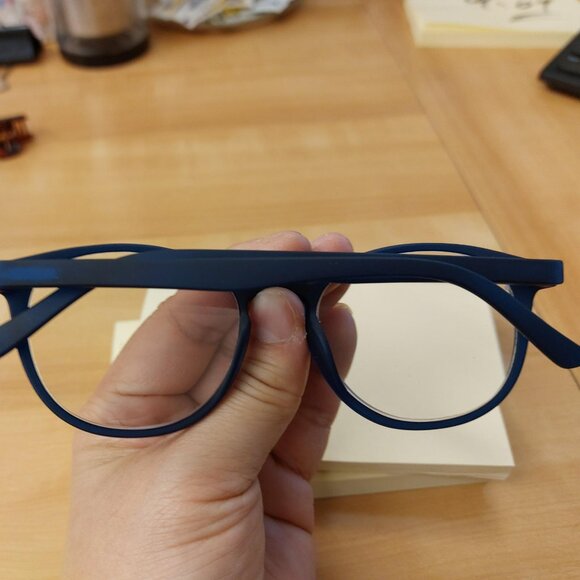 Simple Foster Grant Stylish Readers Reading Glasses NAVY LO1023 Joey 2 Powers - Picture 5 of 13